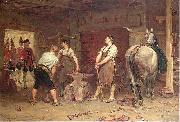 John Seymour Lucas After Culloden- Rebel Hunting oil painting
